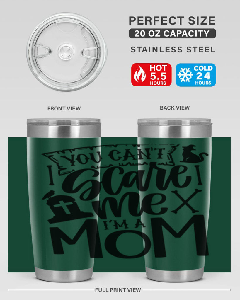you cant scare me im a mom 1#- halloween- Tumbler