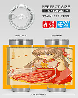 A beautiful and happy girl with kimono 104#- anime- Tumbler