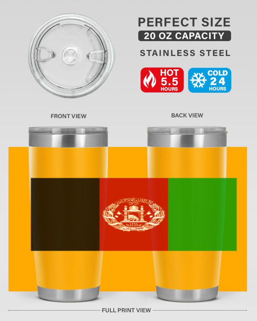 Afghanistan 197#- world flags- Tumbler