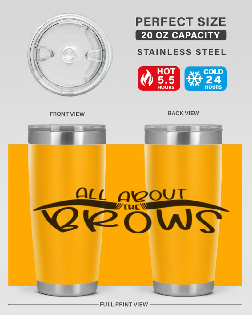 All About The Brows Style 147#- make up- Tumbler