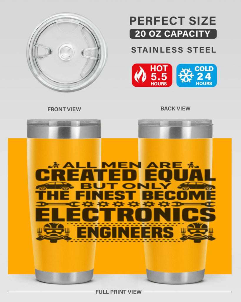 All men are created Style 21#- engineer- tumbler