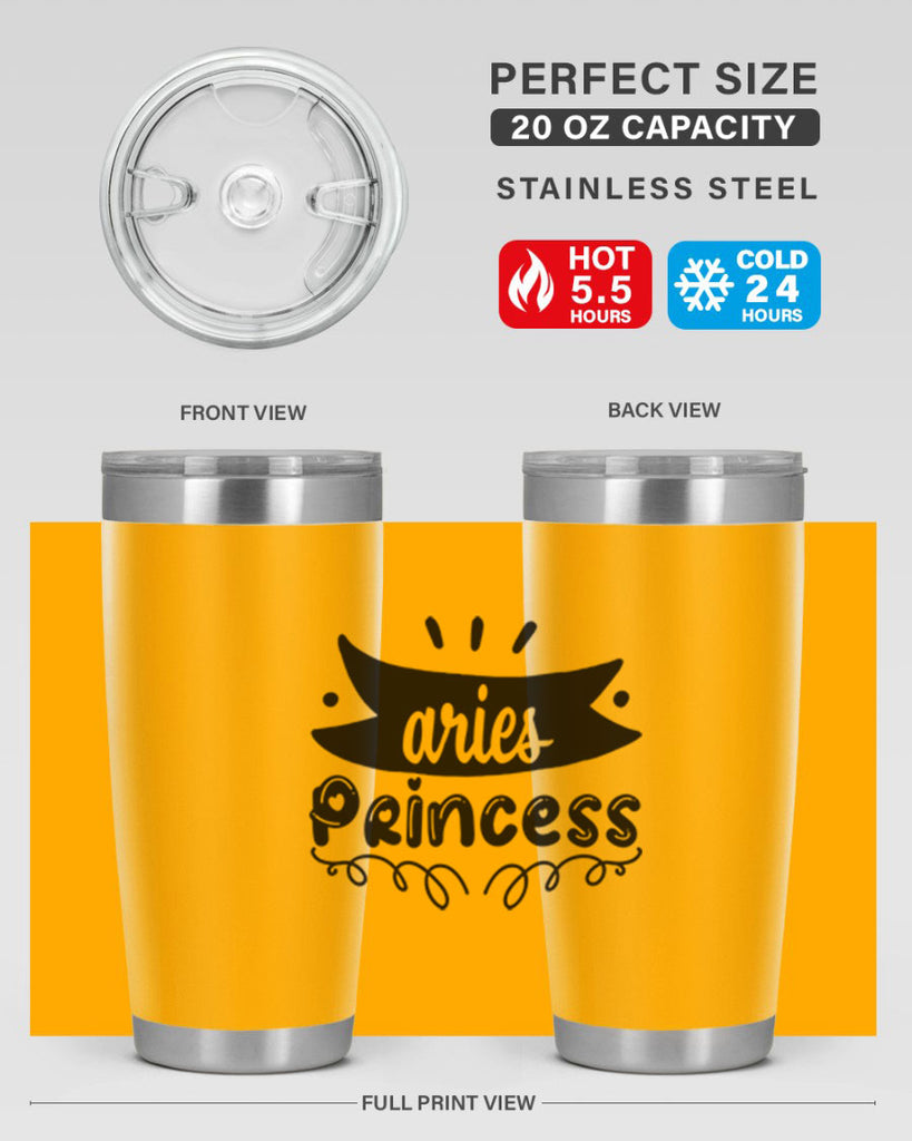 Aries princess 116#- zodiac- Tumbler