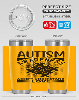 Autism awareness Style 43#- autism- Tumbler