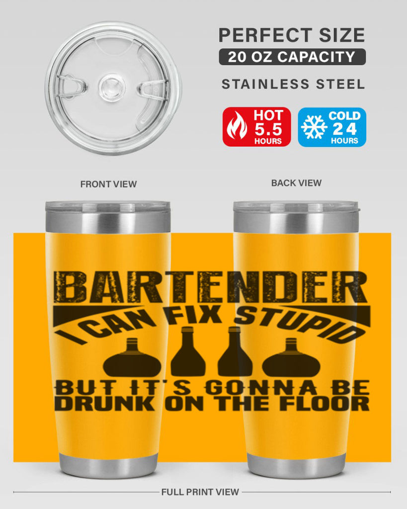 Bartender I can fix Style 9#- bartender- tumbler