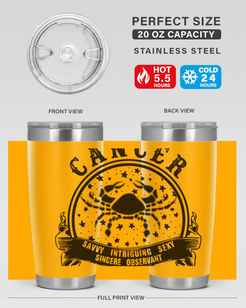 Cancer 13#- zodiac- Tumbler