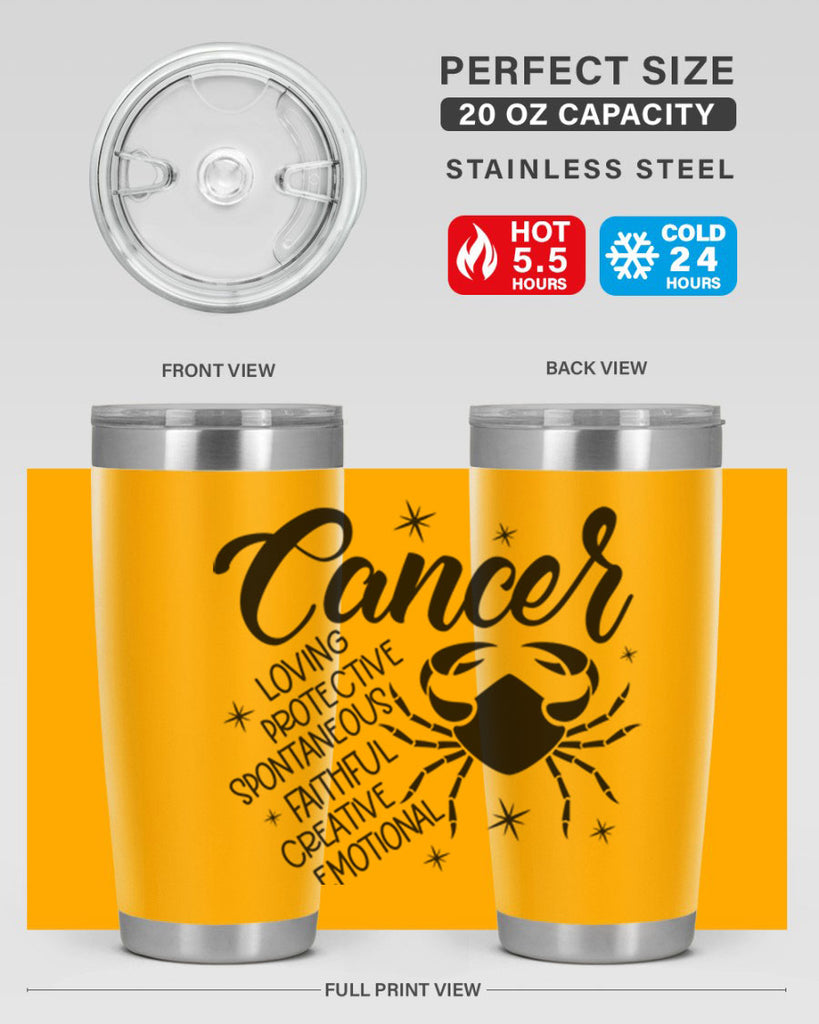 Cancer 151#- zodiac- Tumbler