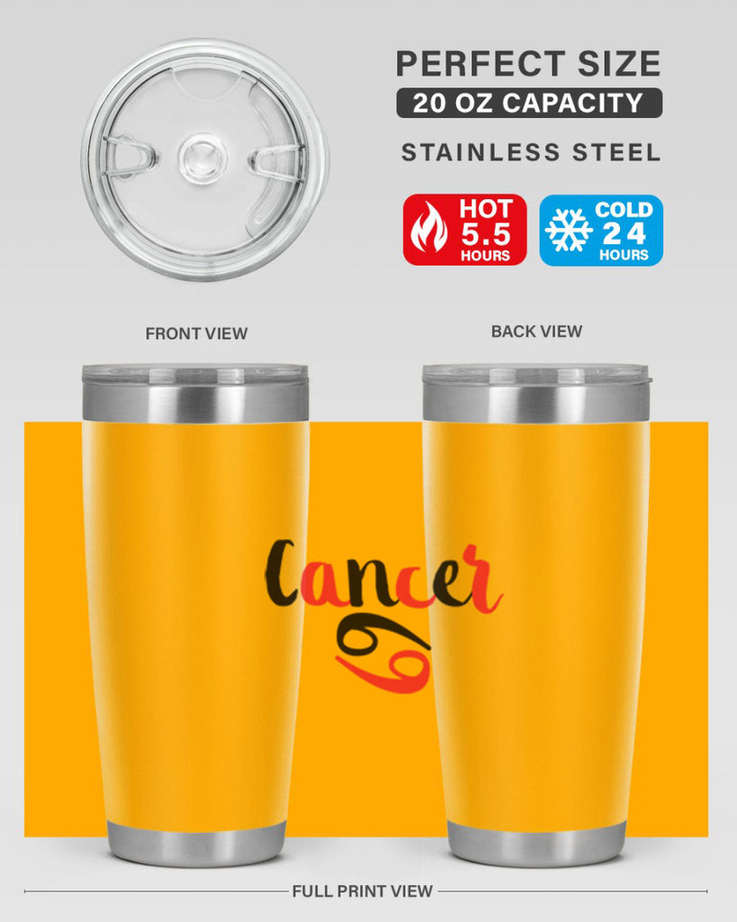 Cancer 152#- zodiac- Tumbler