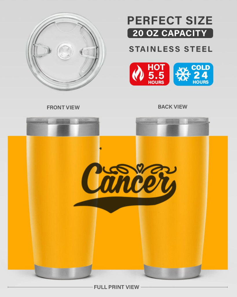 Cancer 155#- zodiac- Tumbler