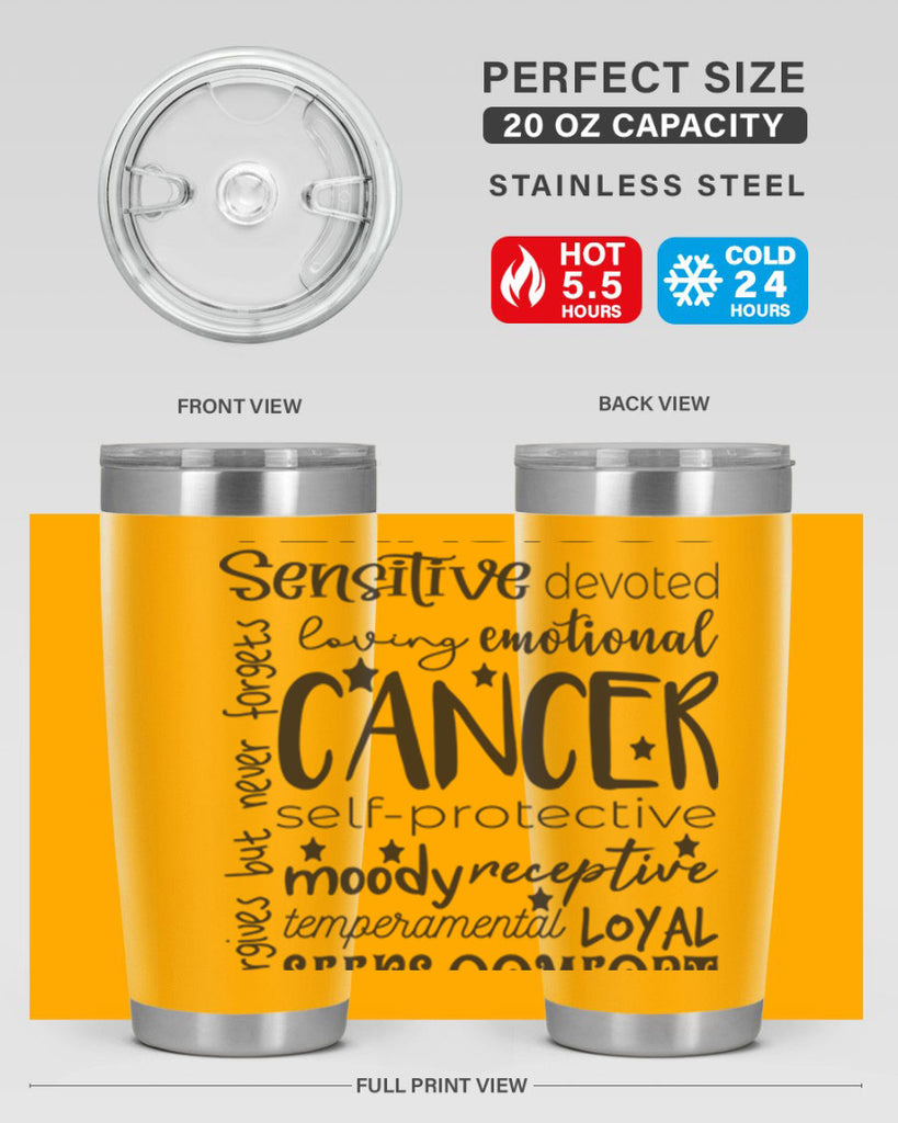 Cancer 565#- zodiac- Tumbler