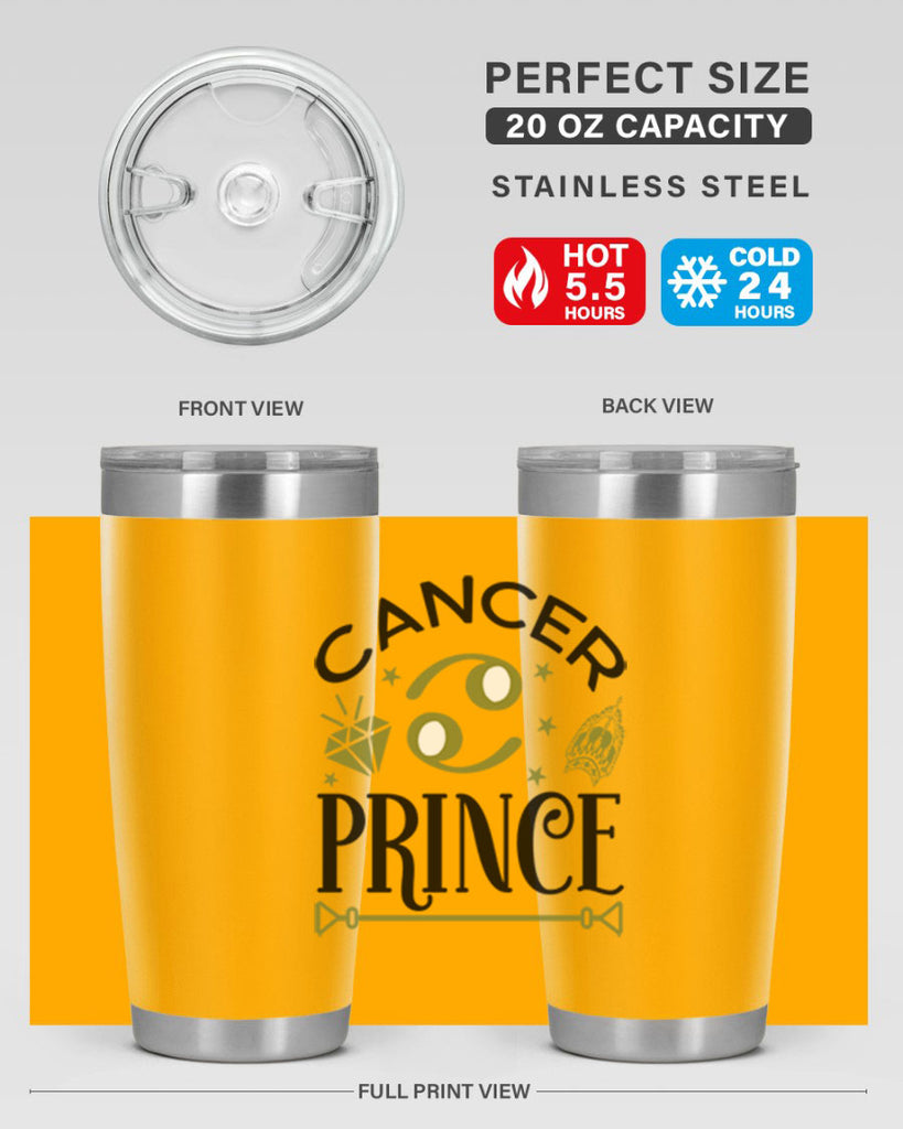 Cancer prince 159#- zodiac- Tumbler