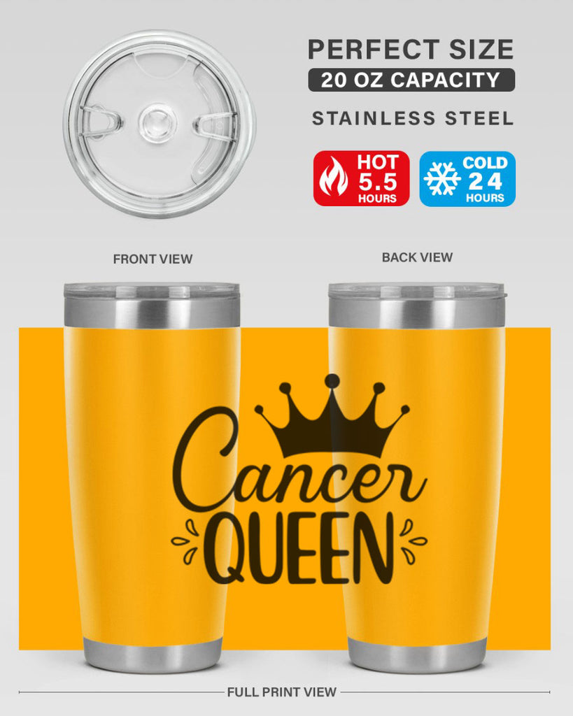 Cancer queen 161#- zodiac- Tumbler