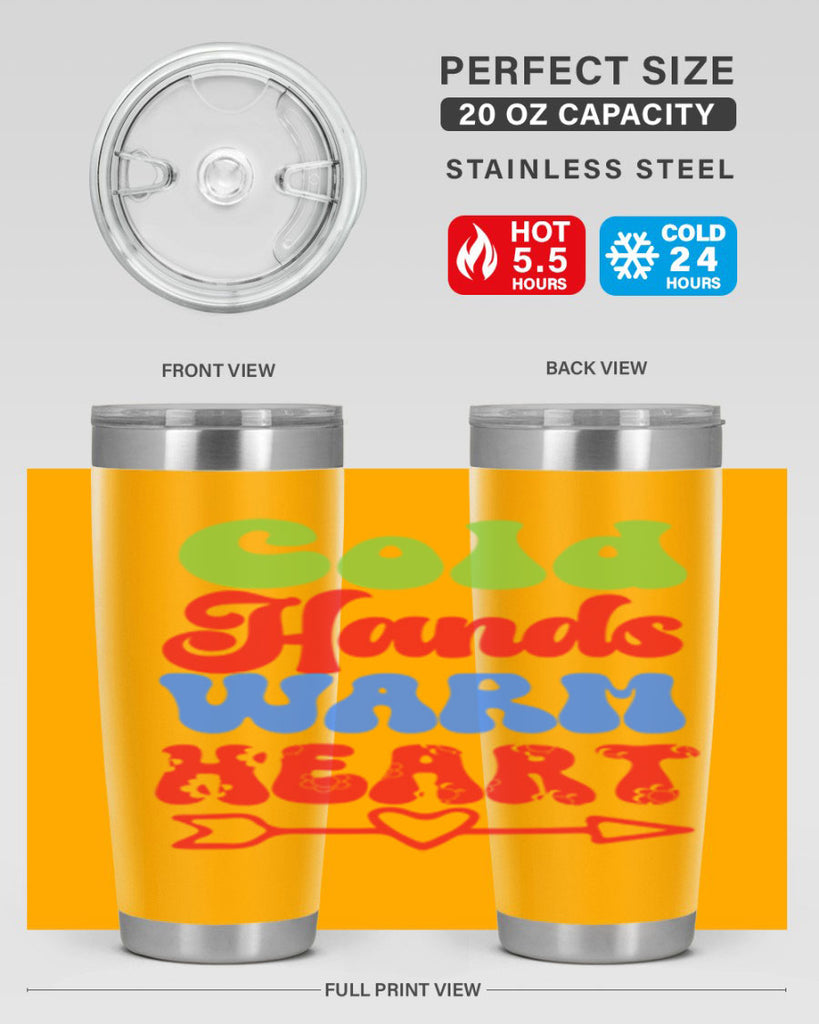Cold hands warm heart 52#- winter- Tumbler