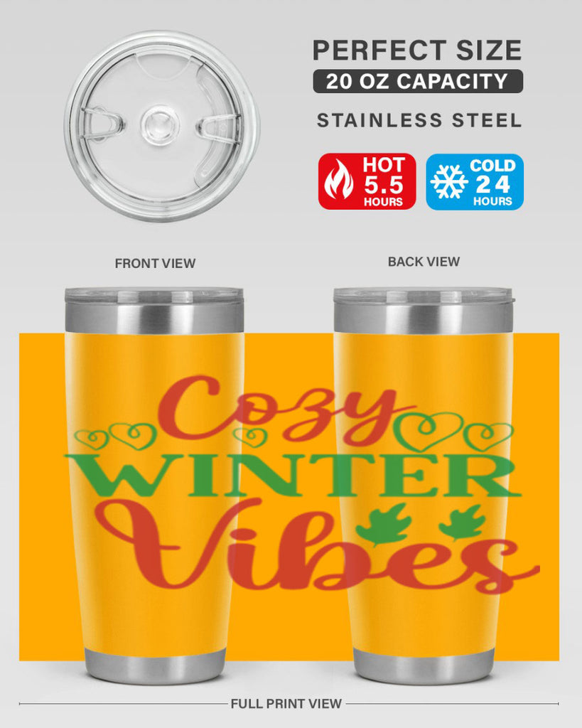 Cozy Winter Vibes 74#- winter- Tumbler