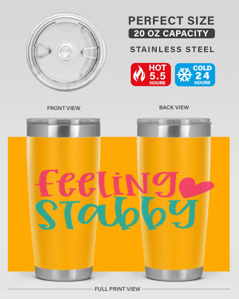 Feeling Stabby Nurse Style 386#- nurse- tumbler