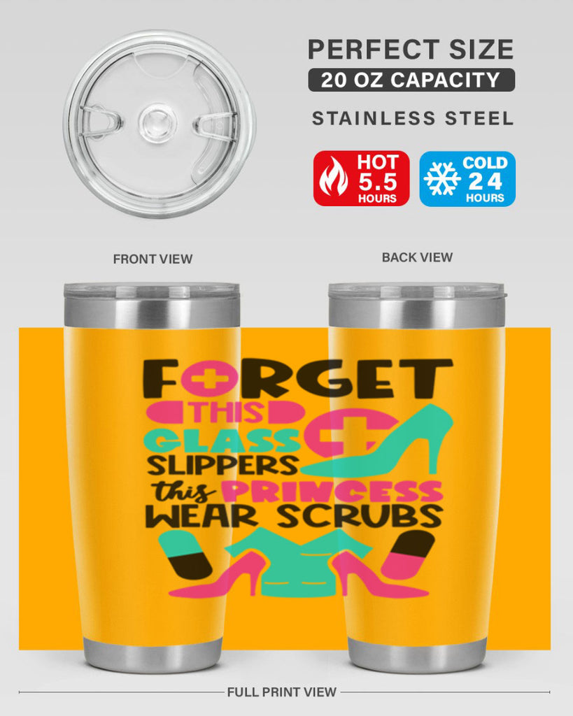 Forget This Glass Slippers This Princess Wear Scrubs Style Style 185#- nurse- tumbler
