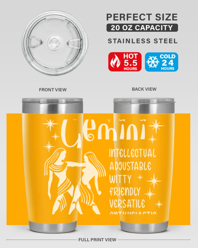 Gemini 221#- zodiac- Tumbler