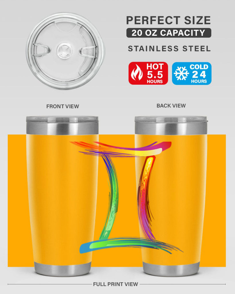 Gemini 222#- zodiac- Tumbler