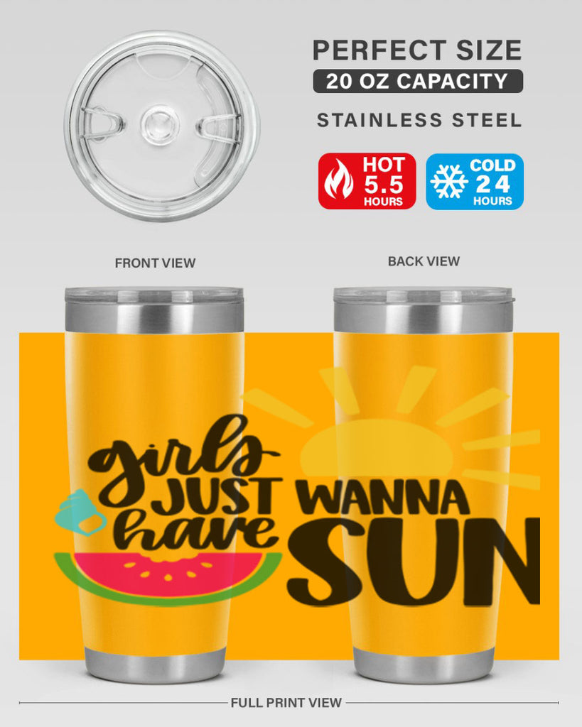 Girls Just Wanna Have Sun Style 44#- summer- Tumbler