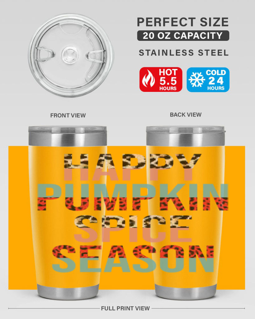 Happy pumpkin spice season 242#- fall- Tumbler