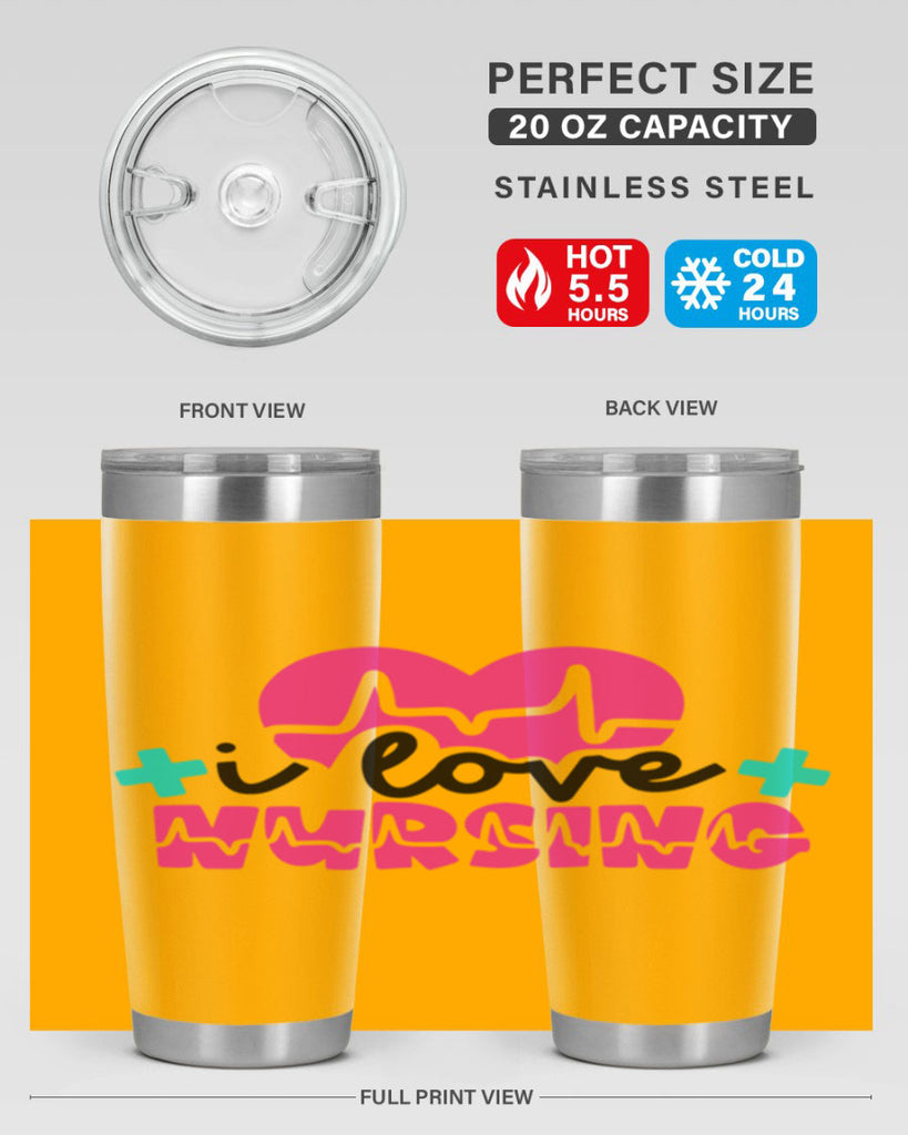I Love Nursing Style Style 170#- nurse- tumbler