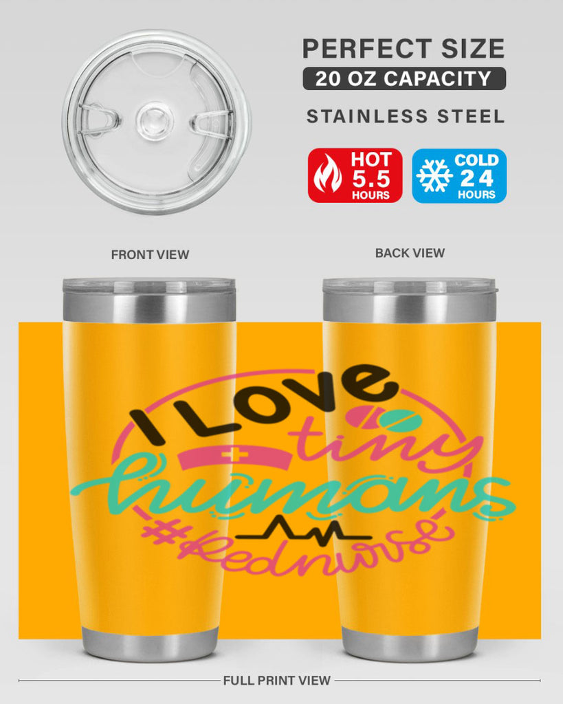 I Love Tiny Humans Red Nurse Style Style 167#- nurse- tumbler