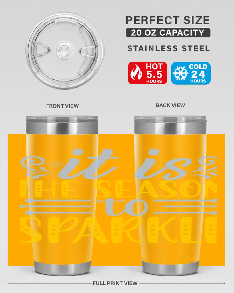 It is the season to sparkle256#- winter- Tumbler