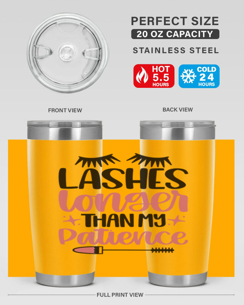 Lashes Longer Than My Patience Style 66#- make up- Tumbler