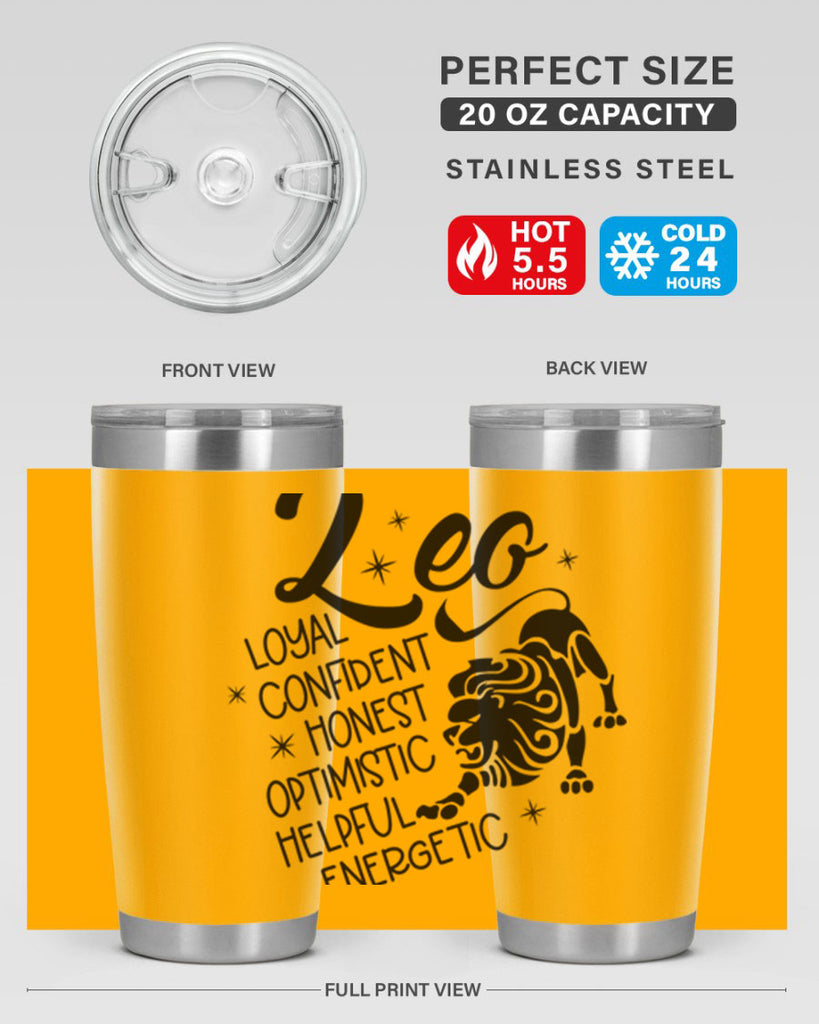 Leo 282#- zodiac- Tumbler