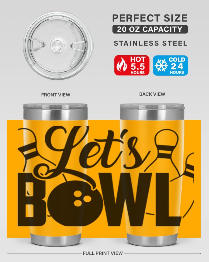 Lets bowl 929#- bowlig- Tumbler