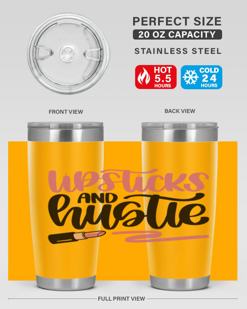 Lipstick And Hustie Style 59#- make up- Tumbler