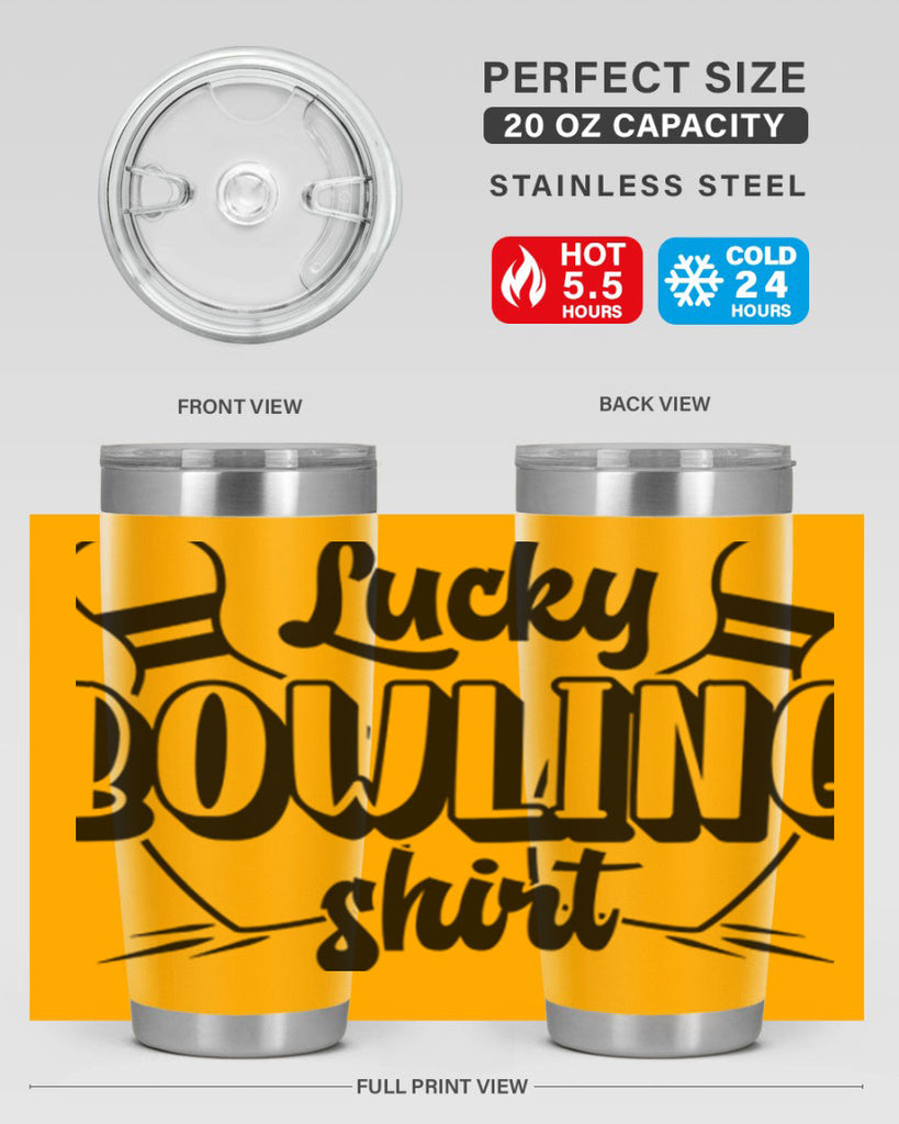Lucky bowling shirt 690#- bowlig- Tumbler