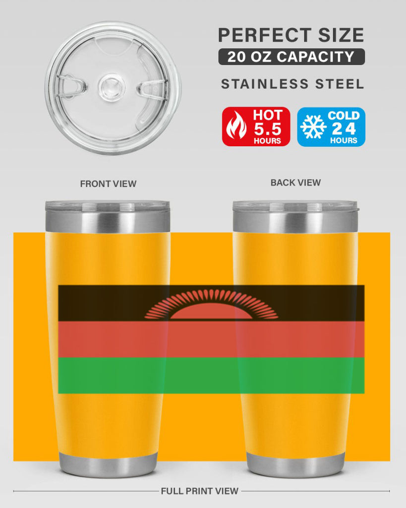 Malawi 95#- world flags- Tumbler