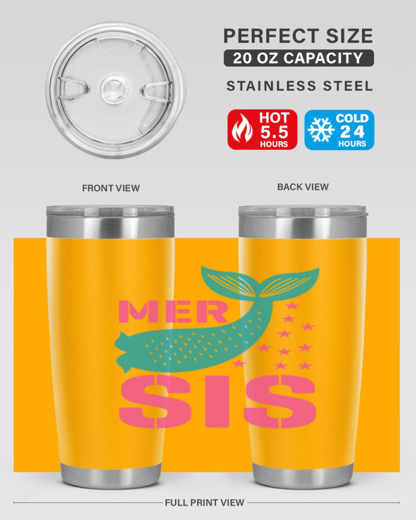 Mer Sis 345#- mermaid- Tumbler