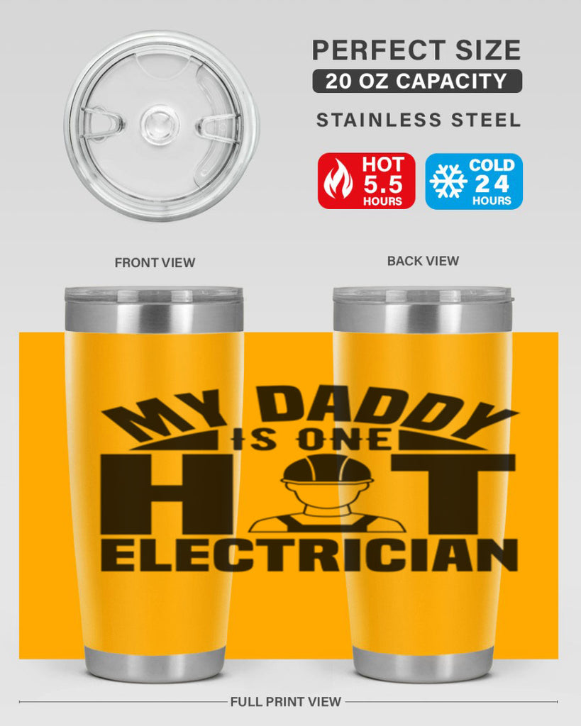 My Daddy Style 24#- electrician- tumbler