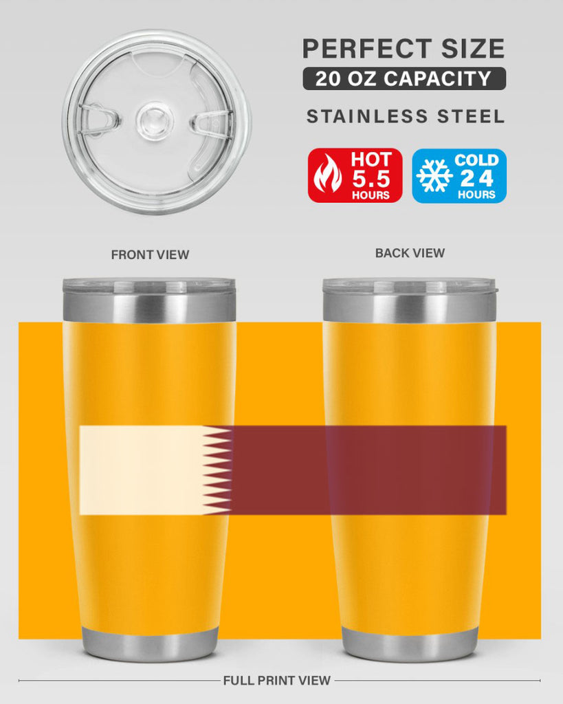 Qatar 56#- world flags- Tumbler