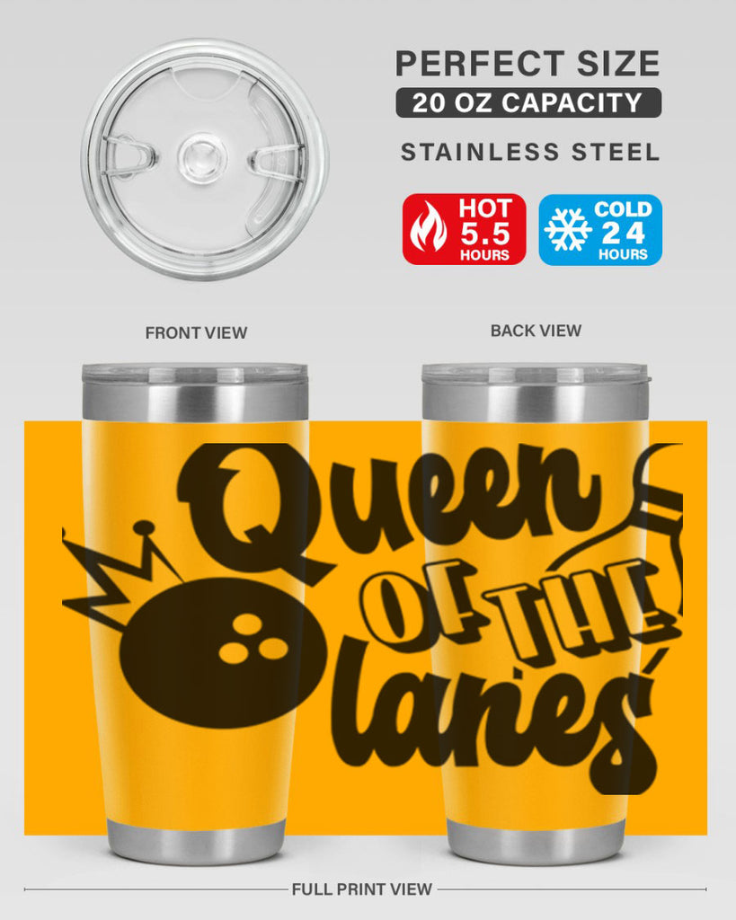 Queen of the lanes 559#- bowlig- Tumbler