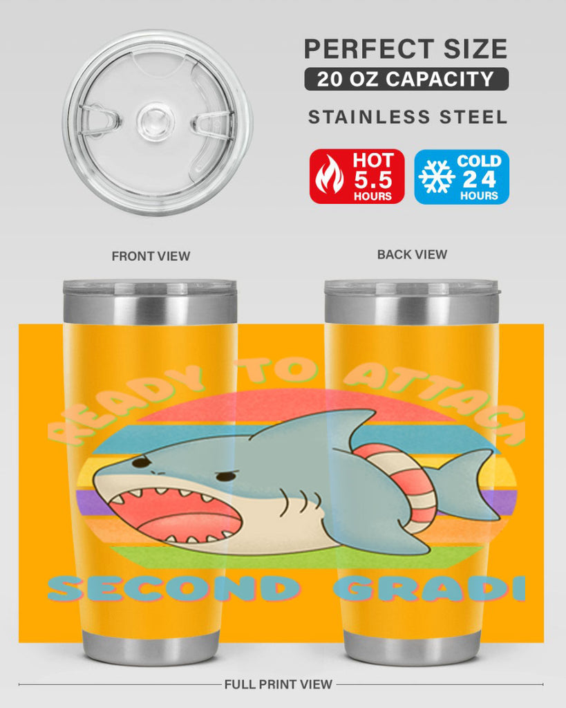 Ready to Attack 2nd Grade 19#- second grade- Tumbler