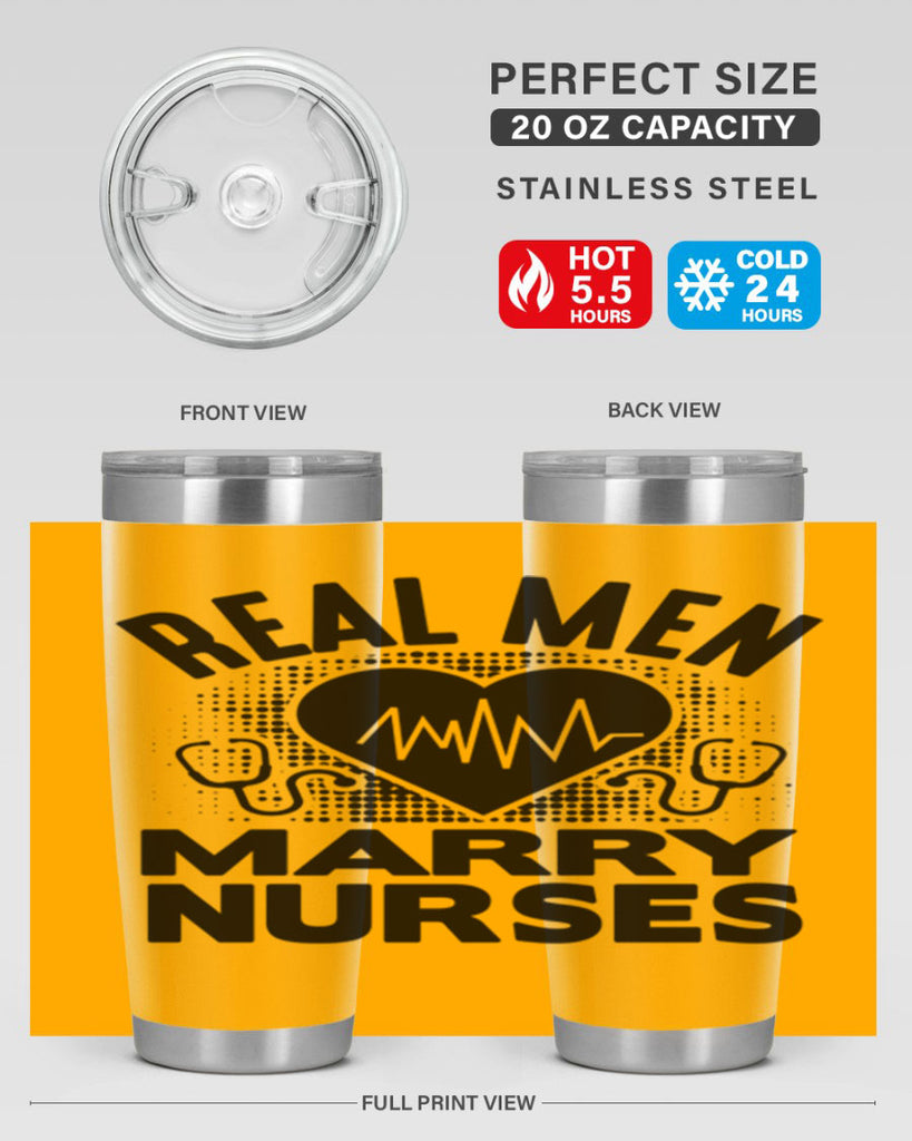 Real men Style 253#- nurse- tumbler