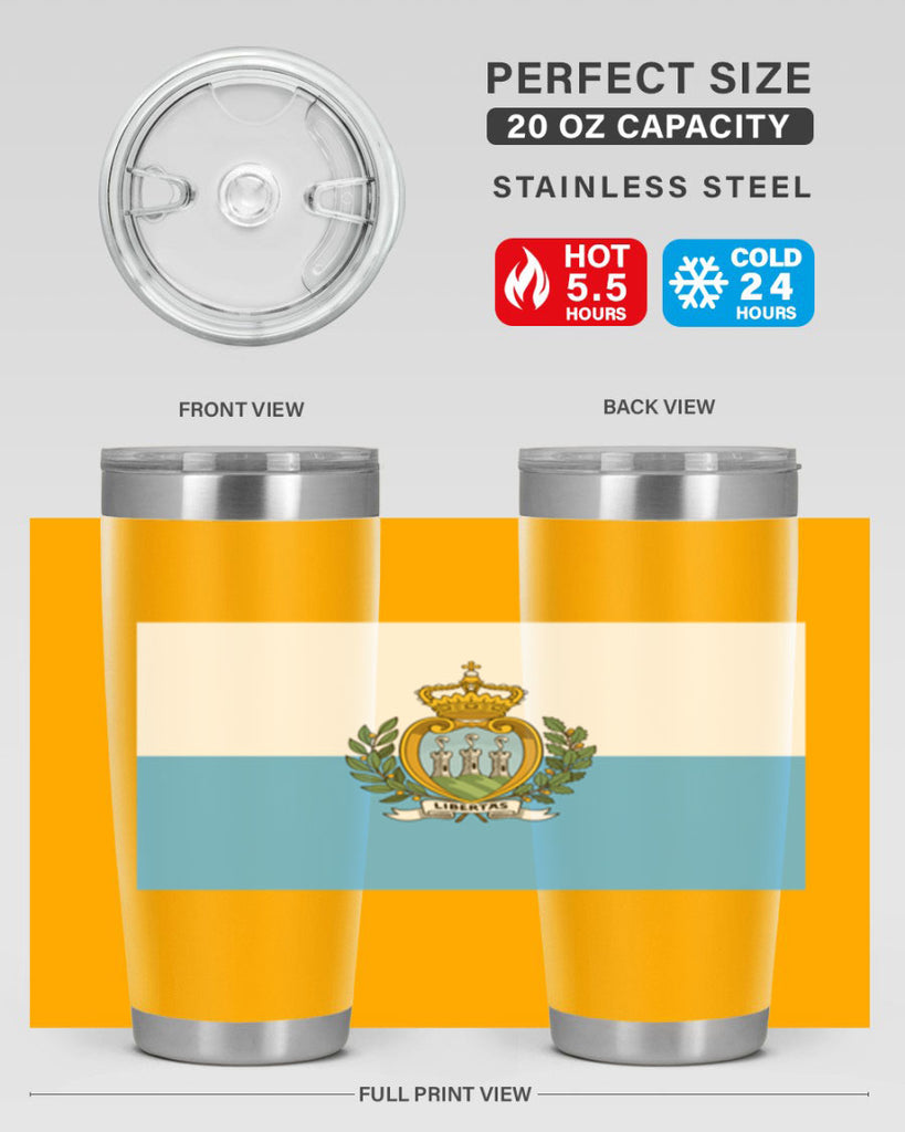 San Marino 48#- world flags- Tumbler