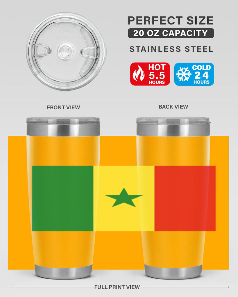 Senegal 45#- world flags- Tumbler