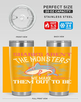 Sharks aren’t the monsters we make them out to be Style 24#- shark  fish- Tumbler