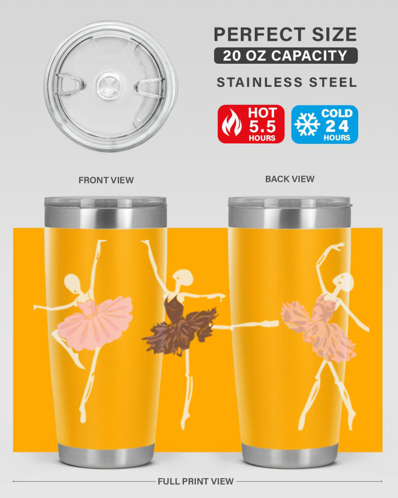 Skeleton Ballerinas Ballet Halloween Ballet 79#- ballet- Tumbler