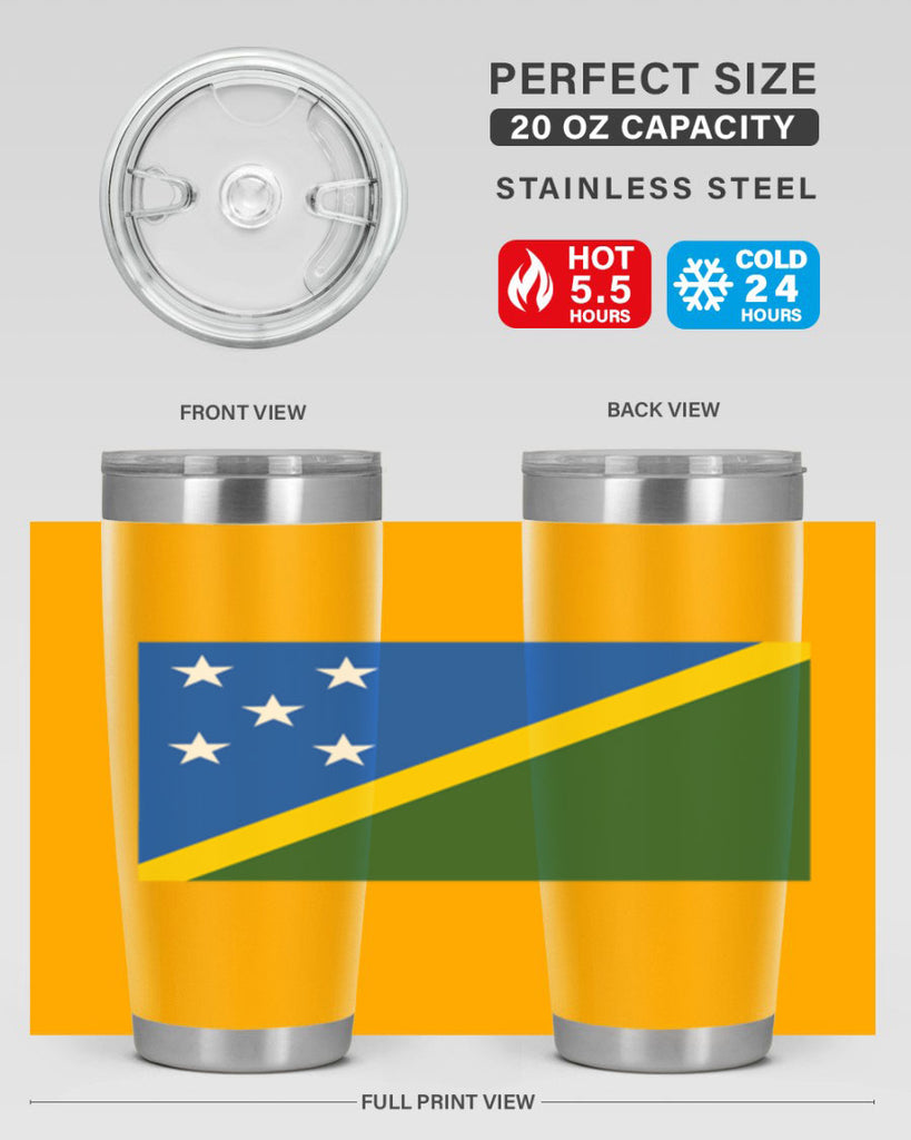 Solomon Islands 38#- world flags- Tumbler
