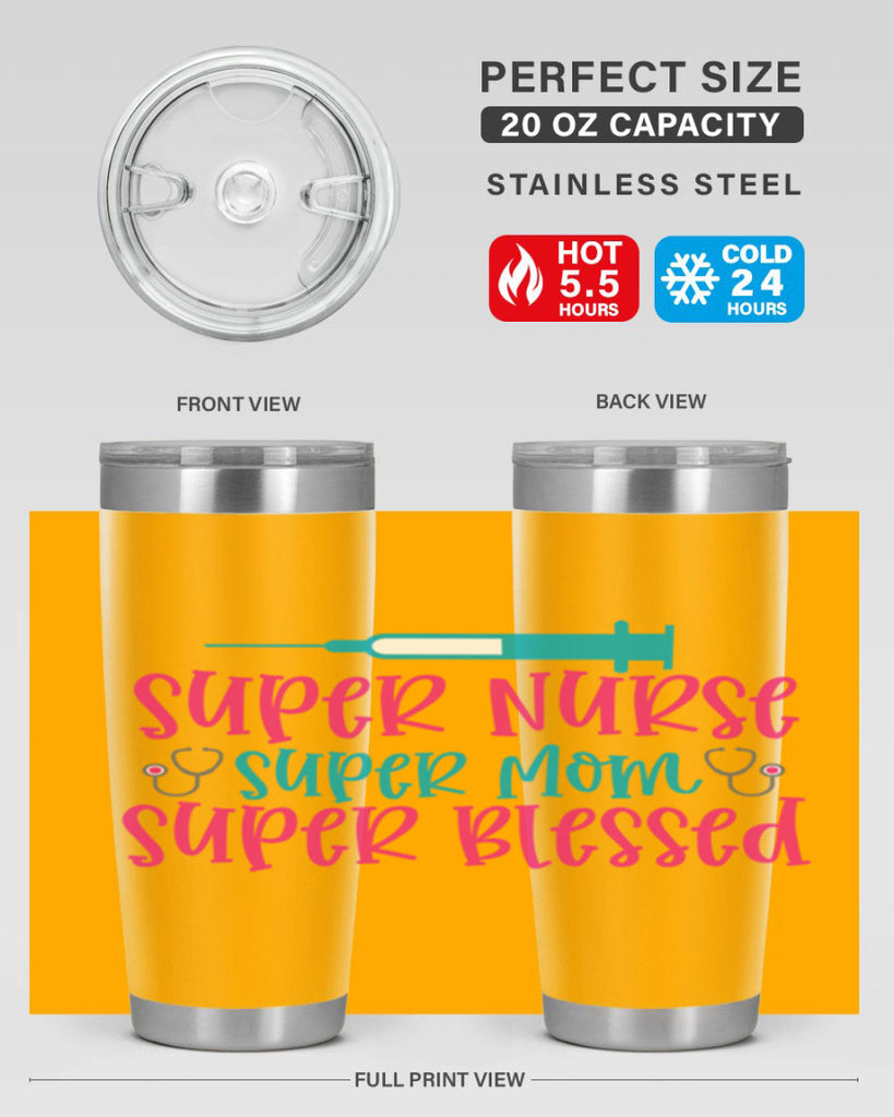 Super Nurse Super Mom Style Style 24#- nurse- tumbler