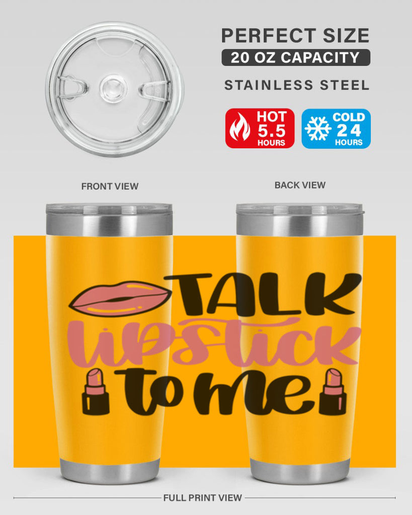 Talk Lipstick To Me Style 15#- make up- Tumbler