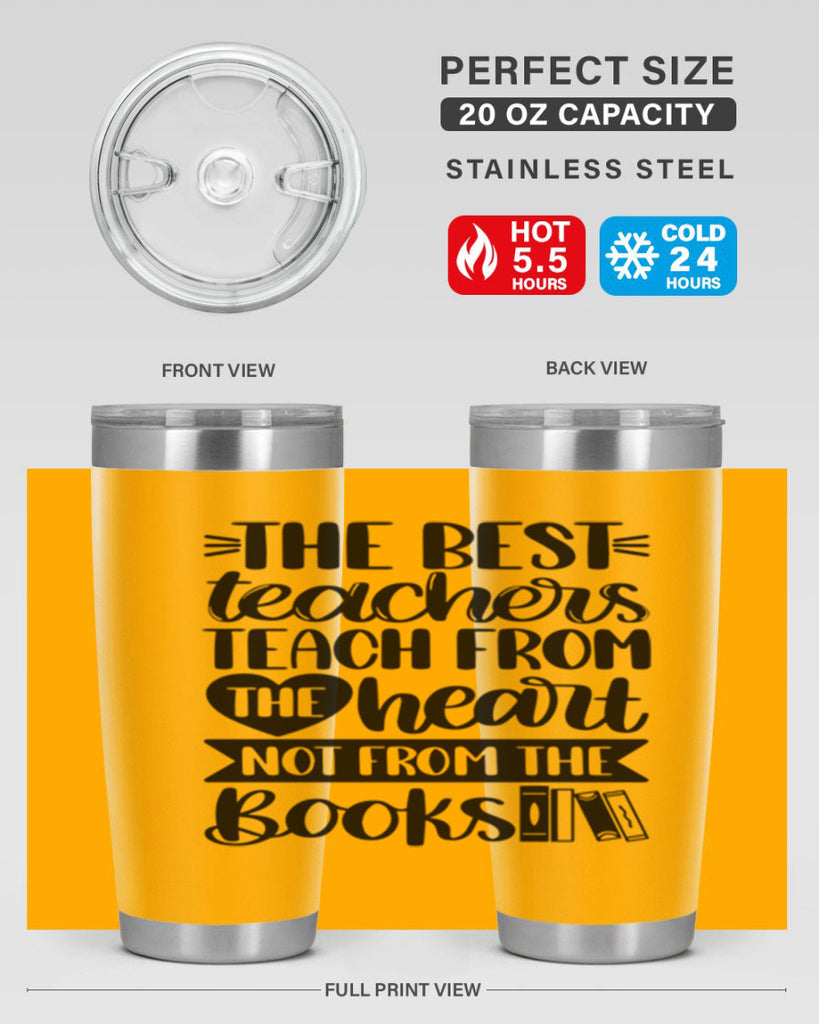 The Best Teachers Teach Style 36#- teacher- tumbler