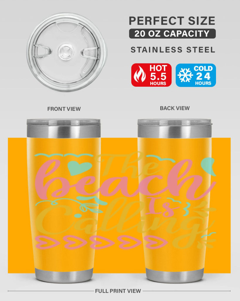 The beach is calling Style 1#- summer- Tumbler