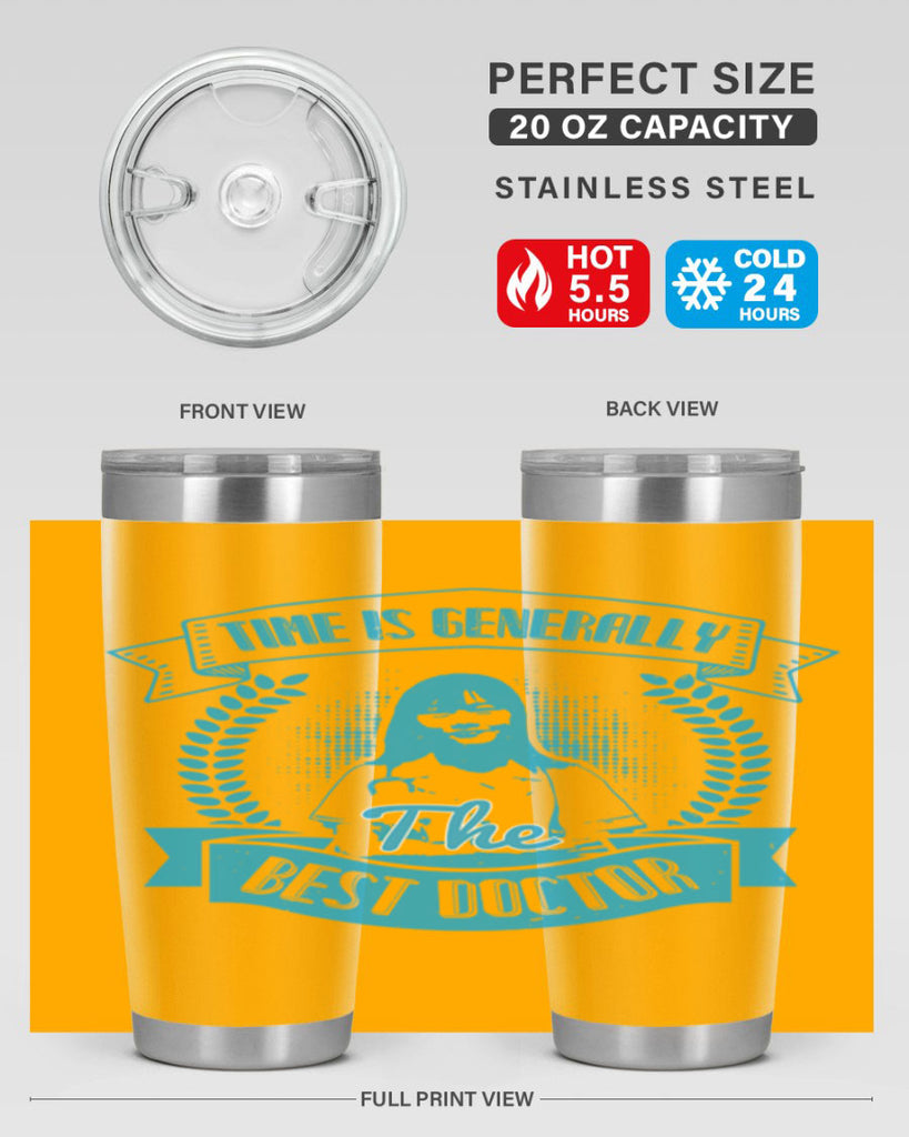 Time is generally the best doctor Style 12#- medical- tumbler