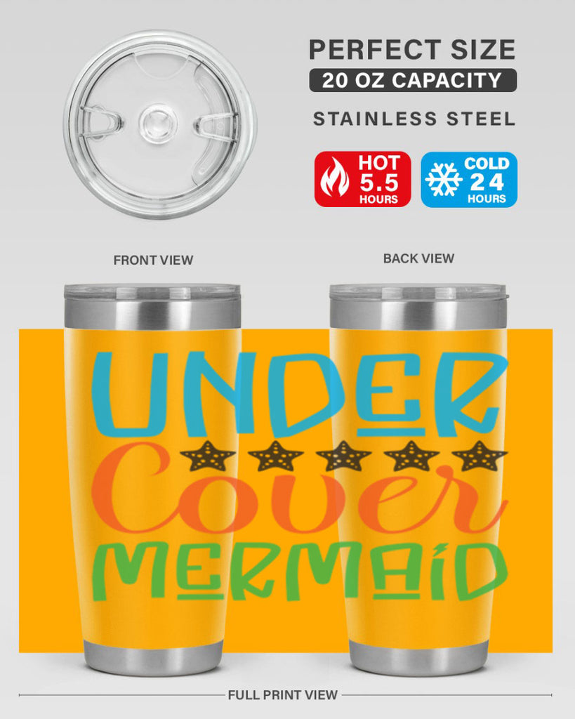 Under Cover Mermaid 648#- mermaid- Tumbler