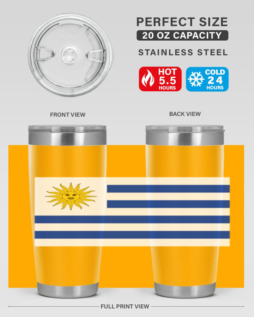 Uruguay 9#- world flags- Tumbler